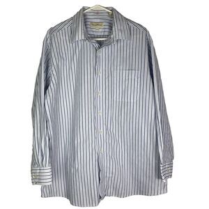 Tommy Bahama Button Up Shirt Men’s Size 17 32-33 Long Sleeve Preppy Academic
